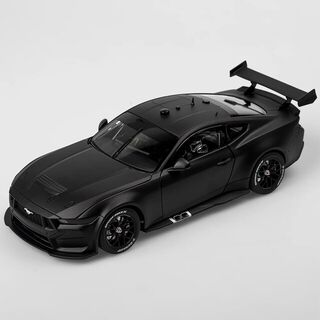 Plain Body Ford Mustang GT Gen3 Supercar - Matte Black - Authentic Collectables 1/18