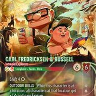Disney Lorcana: Attack Of The Vine ENCHANTED Carl Fredricksen & Russell - Intrepid Explorers #237/204