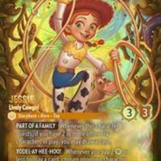 Disney Lorcana: Wilds Unknown ENCHANTED Jessie - Lively Cowgirl #223/204