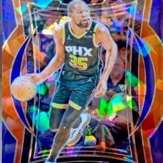 Kevin Durant [Blue Cracked Ice Prizm] #51 2024 Panini Select