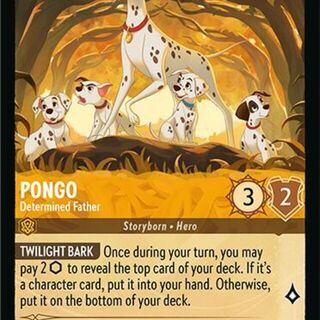 Disney Lorcana: Fabled SUPER RARE Pongo - Determined Father #2/204