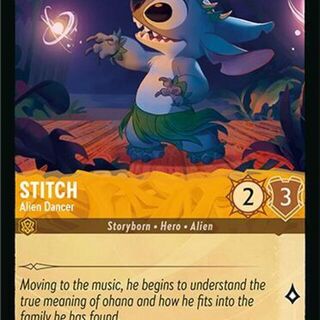 Disney Lorcana: Fabled COMMON Stitch - Alien Dancer #9/204