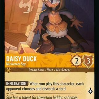 Disney Lorcana: Fabled COMMON Daisy Duck - Musketeer Spy #11/204