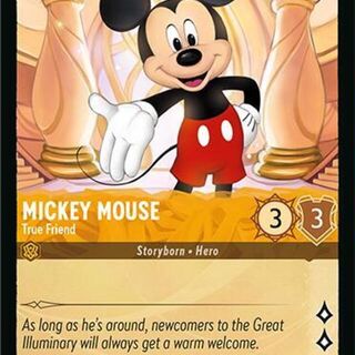 Disney Lorcana: Fabled UNCOMMON Mickey Mouse - True Friend #13/204
