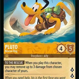 Disney Lorcana: Fabled COMMON Pluto - Rescue Dog #16/204