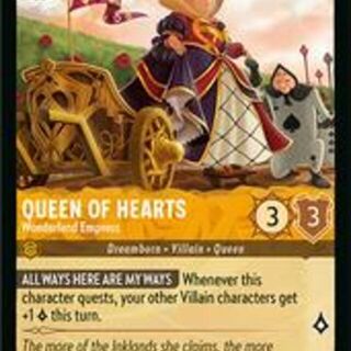Disney Lorcana: Fabled UNCOMMON Queen Of Hearts - Wonderland Empress #23/204