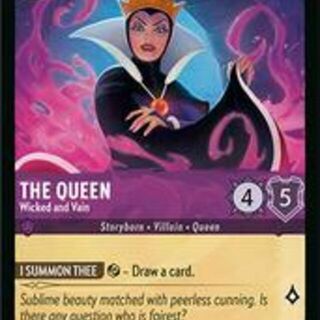Disney Lorcana: Fabled RARE The Queen - Wicked And Vain #35/204