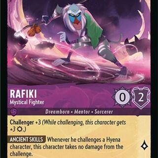 Disney Lorcana: Fabled RARE Rafiki - Mystical Fighter #36/204