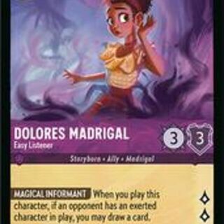 Disney Lorcana: Fabled COMMON Dolores Madrigal - Easy Listener #51/204