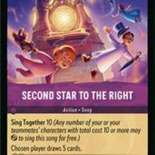 Disney Lorcana: Fabled RARE Second Star To The Right #60/204