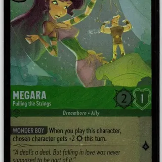 Disney Lorcana: Fabled COMMON FOIL Megara - Pulling The Strings #79/204
