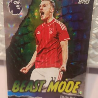 Chris Wood #434 2025 Topps Premier League Beast Mode