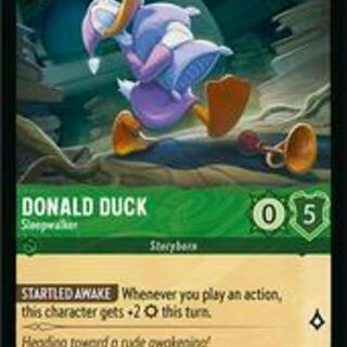 Disney Lorcana: Fabled COMMON Donald Duck - Sleepwalker #83/204