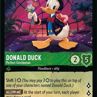 Disney Lorcana: Fabled UNCOMMON Donald Duck - Perfect Gentleman #85/204