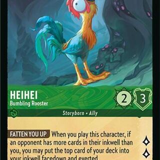 Disney Lorcana: Fabled UNCOMMON Heihei - Bumbling Rooster #86/204