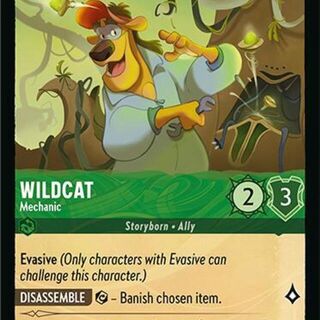 Disney Lorcana: Fabled UNCOMMON Wildcat - Mechanic #91/204