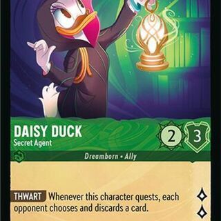 Disney Lorcana: Fabled UNCOMMON Daisy Duck - Secret Agent #93/204