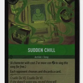 Disney Lorcana: Fabled COMMON FOIL Sudden Chill #95/204