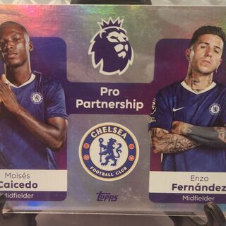 Moises Caicedo / Enzo Fernandez #367 2025 Topps Premier League Pro Partnership