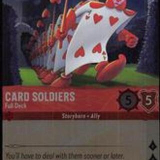 Disney Lorcana: Fabled UNCOMMON FOIL Card Soldiers - Full Deck #122/204