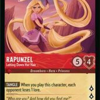 Disney Lorcana: Fabled COMMON Rapunzel - Letting Down Her Hair #124/204