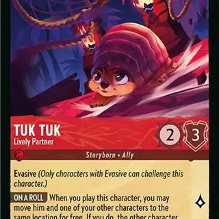 Disney Lorcana: Fabled UNCOMMON FOIL Tuk Tuk - Lively Partner #129/204