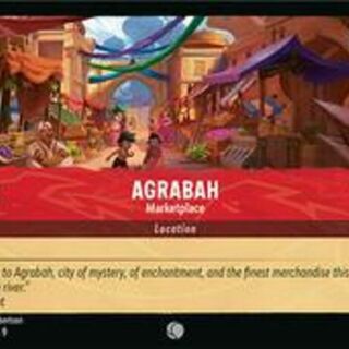 Disney Lorcana: Fabled COMMON Agrabah - Marketplace #136/204