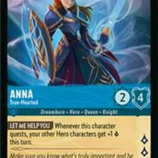 Disney Lorcana: Fabled RARE Anna - True Hearted #137/204