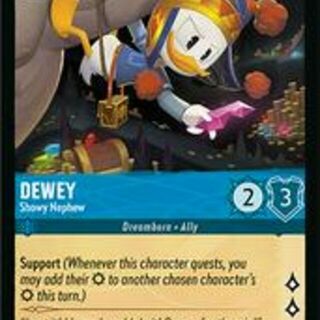 Disney Lorcana: Fabled UNCOMMON Dewey - Showy Nephew #139/204