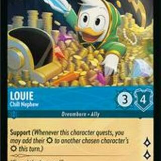 Disney Lorcana: Fabled COMMON Louie - Chill Nephew #140/204