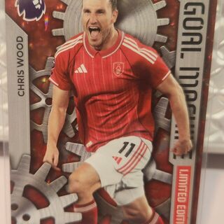 Topps 2025-26 Premier League Goal Machine Limited Edition Chris Wood #GM3