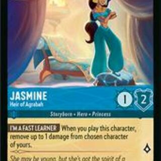 Disney Lorcana: Fabled COMMON Jasmine - Heir Of Agrabah #155/204