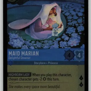 Disney Lorcana: Fabled COMMON FOIL Maid Marian - Delightful Dreamer #158/204
