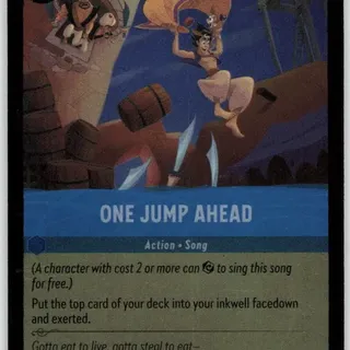 Disney Lorcana: Fabled COMMON FOIL One Jump Ahead #165/204