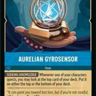 Disney Lorcana: Fabled UNCOMMON FOIL Aurelian Gyrosensor #167/204