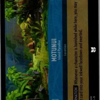 Disney Lorcana: Fabled UNCOMMON FOIL Motunui - Island Paradise #170/204