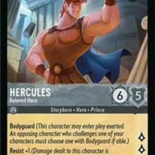 Disney Lorcana: Fabled UNCOMMON FOIL Hercules - Beloved Hero #186/204