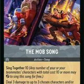 Disney Lorcana: Fabled UNCOMMON FOIL The Mob Song #202/204