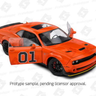 2023 Dodge Challenger R/T Scat Pack Widebody Orange - Hazzard Tribute 1/18 Solido