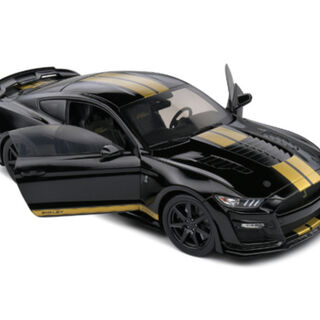 2023 Ford Mustang Shelby GT500-H Black w/ Gold Stripes 1/18 Solido