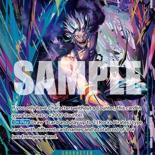 One Piece: Rocks.D.Xebec [Alternate Art] OP17-118 One Piece World's Strongest Warriors