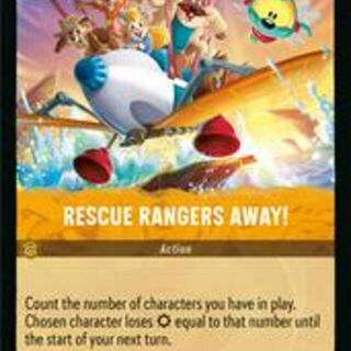 Disney Lorcana: Azurite Sea UNCOMMON Rescue Rangers Away #29/204