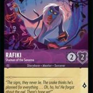 Disney Lorcana: Azurite Sea COMMON Rafiki - Shaman Of The Savanna #42/204