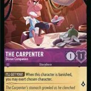 Disney Lorcana: Azurite Sea COMMON The Carpenter - Dinner Companion #44/204