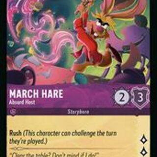 Disney Lorcana: Azurite Sea UNCOMMON March Hare - Absurd Host #50/204