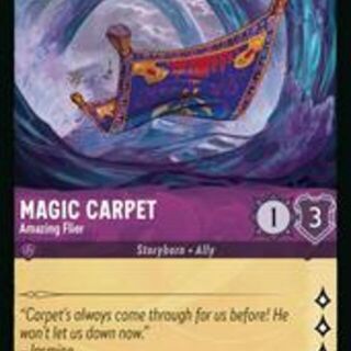 Disney Lorcana: Azurite Sea UNCOMMON Magic Carpet - Amazing Flier #51/204