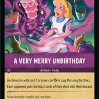 Disney Lorcana: Azurite Sea COMMON A Very Merry Unbirthday #60/204