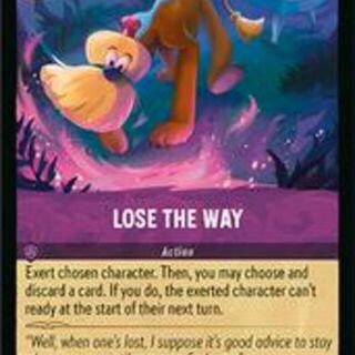 Disney Lorcana: Azurite Sea UNCOMMON Lose The Way #63/204
