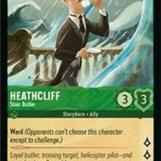 Disney Lorcana: Azurite Sea COMMON Heathcliff - Stoic Butler #78/204