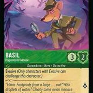 Disney Lorcana: Azurite Sea COMMON Basil - Hypnotized Mouse #79/204
